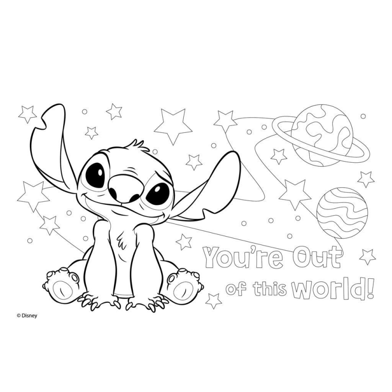 Μπλοκ Ζωγραφικής Lilo & Stitch - Angel  40φυλ 2 σχέδια