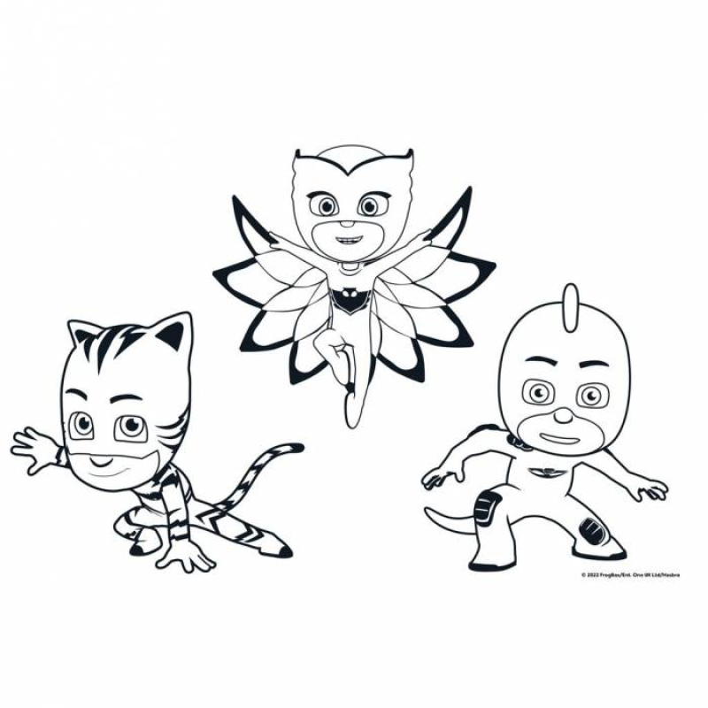 Μπλοκ Ζωγραφικής Pj Masks 23x33cm 40φυλ.