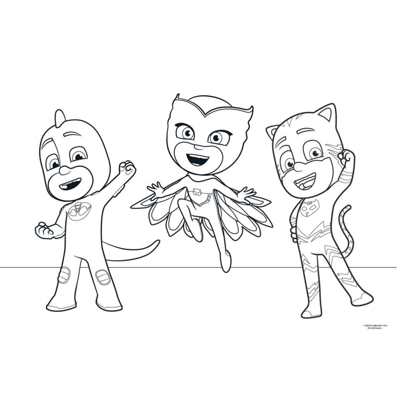 Μπλοκ Ζωγραφικής Pj Masks 40φυλ.