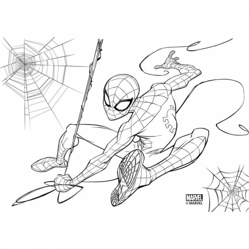 Μπλοκ Ζωγραφικής Spiderman 23x33cm 40φυλ.