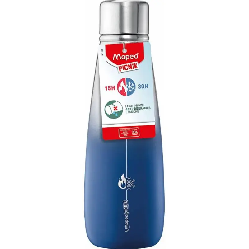 Μπουκάλι Maped Picnic ισοθερμικό ανοξείδωτο μπλε 500ml