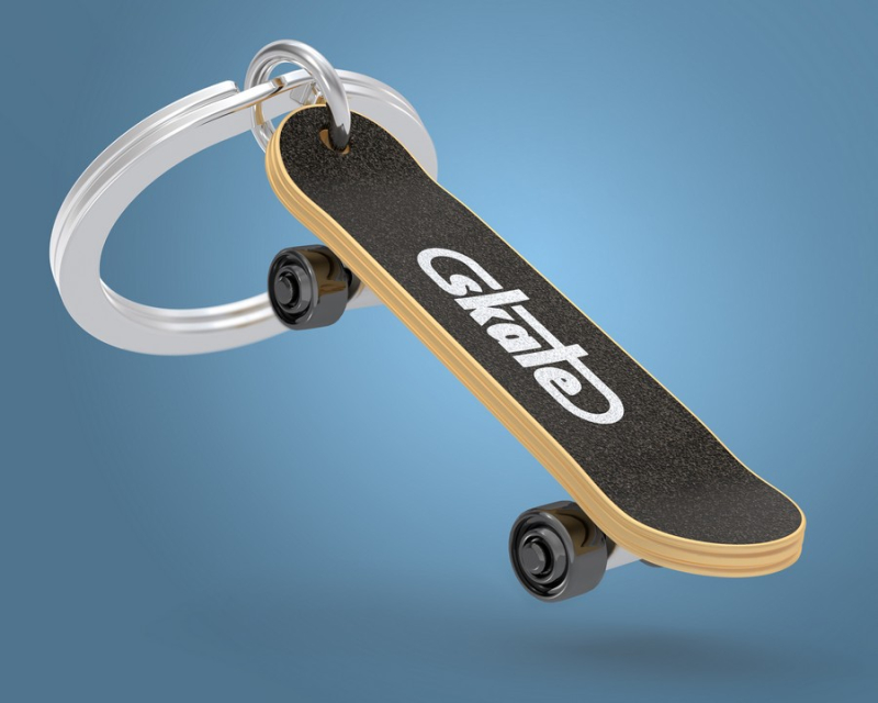 Μπρελόκ Metalmorphose Skateboard