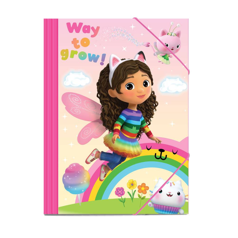 Ντοσιέ με λάστιχο Gabbys Dollhouse A4