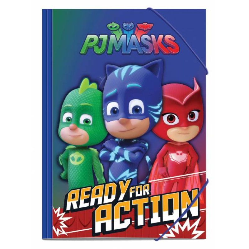 Ντοσιέ με λάστιχο Pj Masks A4