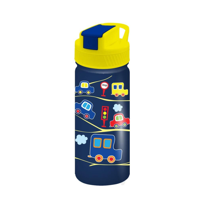Παγούρι ανοξείδωτο Must Little Cars με καλαμάκι 500ml