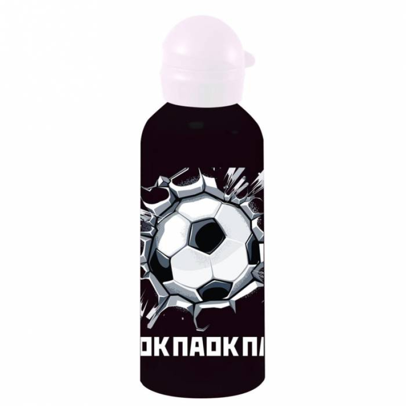 Παγούρι ΠΑΟΚ αλουμινίου με καπάκι 500ml
