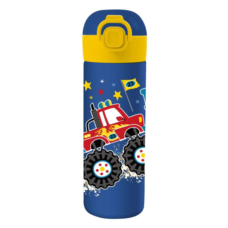 Παγούρι θερμός Must Little Crusher ανοξείδωτο με καλαμάκι 500ml