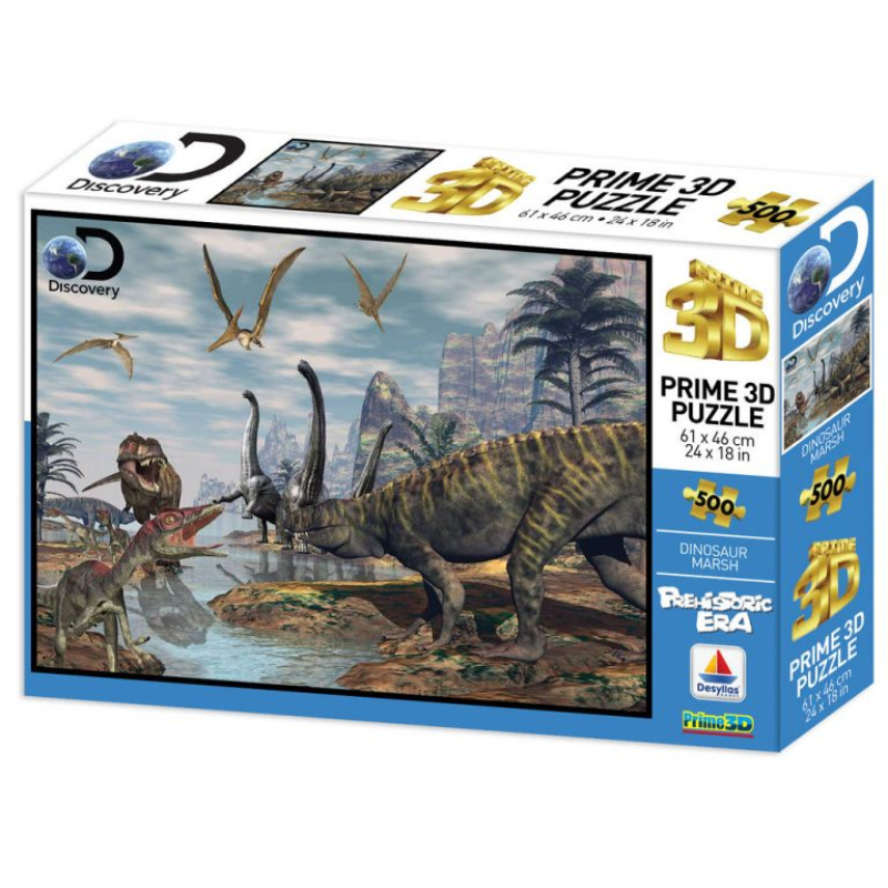 Παζλ 3D Dinosaur Marsh 500 τεμ