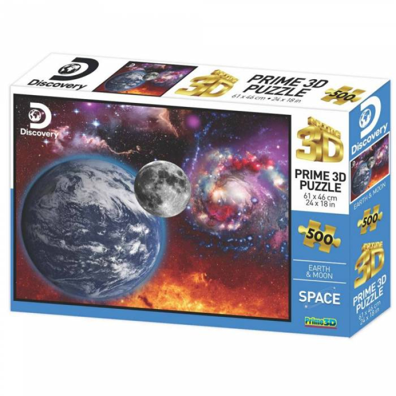 Παζλ 3D Earth and Moon 500 τεμ