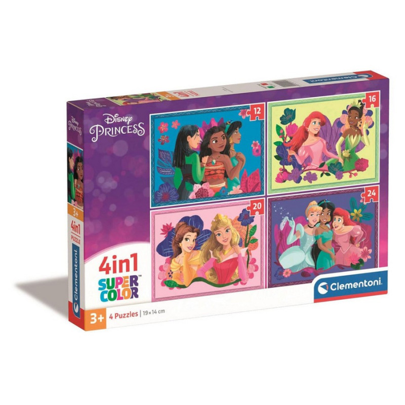 Παζλ Clementoni Disney Princesses Whimsical 4 in 1