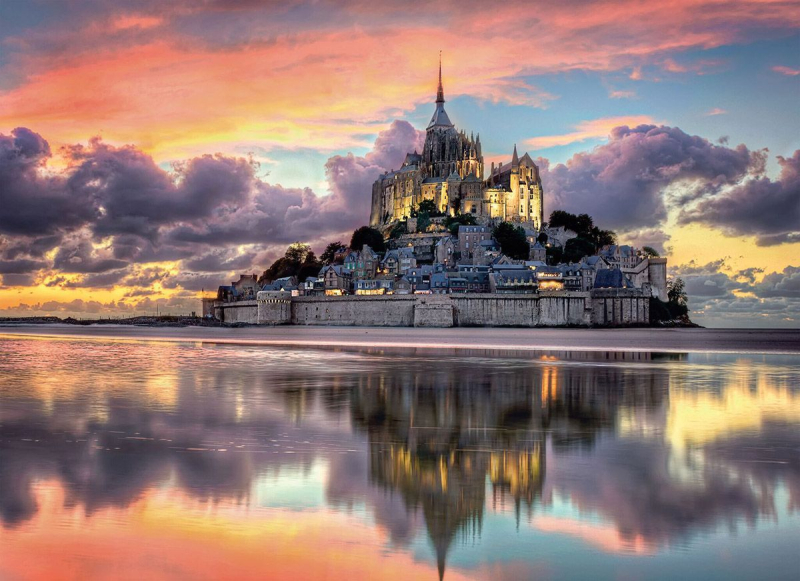 Παζλ Clementoni Le Magnifique Mont Saint-Michel 1000 τεμ