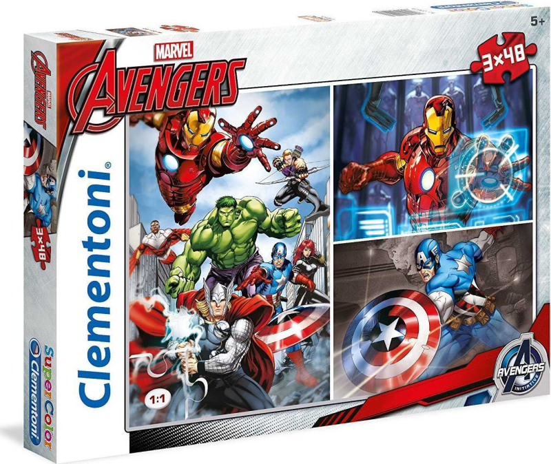 Παζλ Clementoni Marvel Avengers 3X48 τεμ.