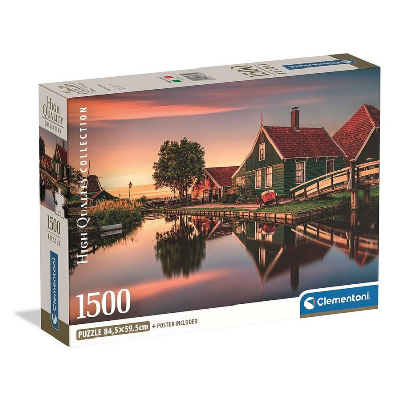 Παζλ Clementoni Netherlands Zaanse Schans 1500 τεμ