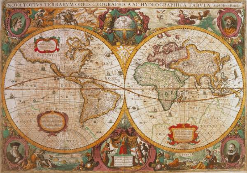 Παζλ Clementoni Old Map 1000 τεμ
