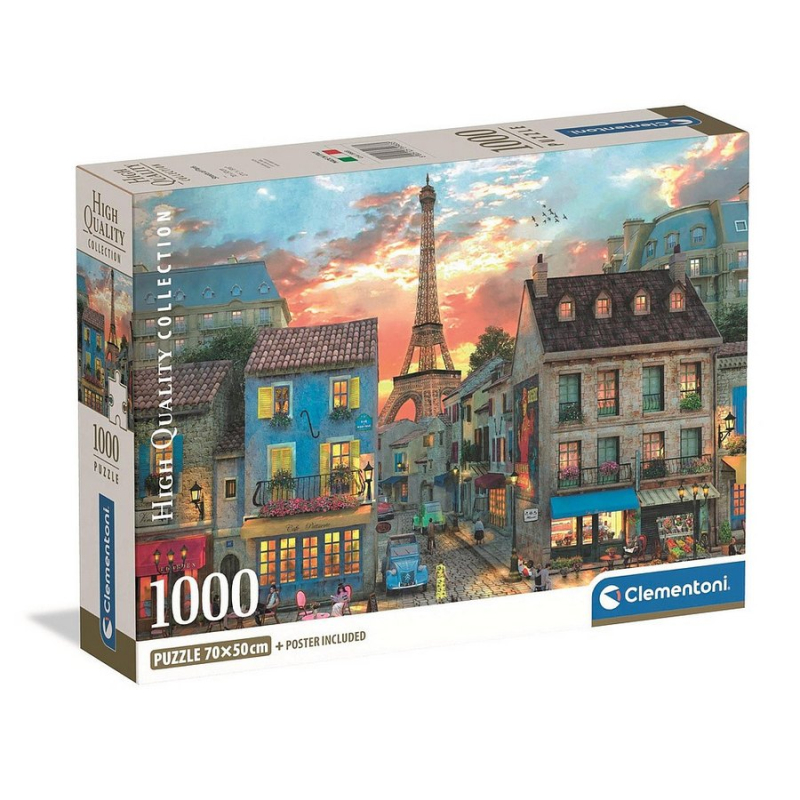 Παζλ Clementoni Paris Streets 1000 τεμ