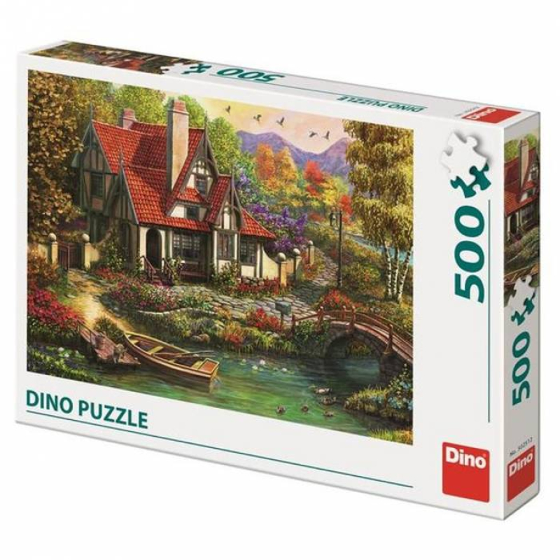 Παζλ Dino Σπίτι στη λίμνη 500τεμ.