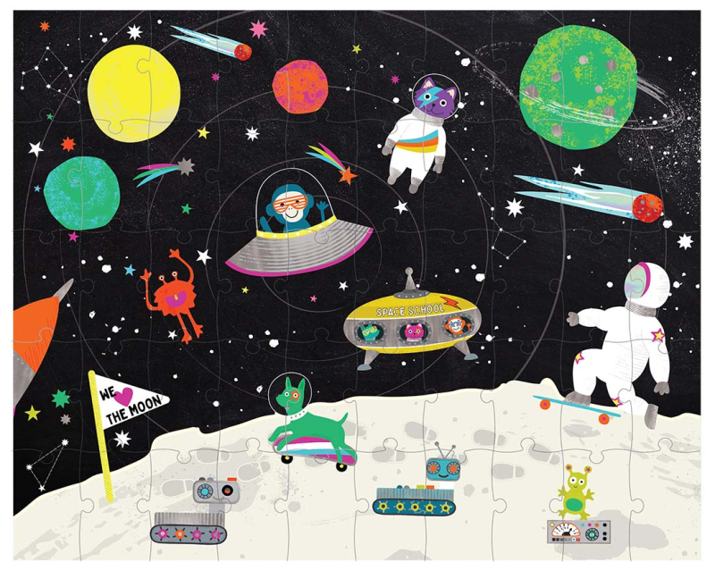 Παζλ Floss & Rock Space Magic Moving 50τεμ.