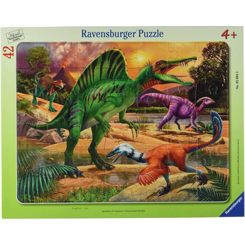 Παζλ Καρτέλα Ravensburger 42 τεμ Σπινόσαυρος