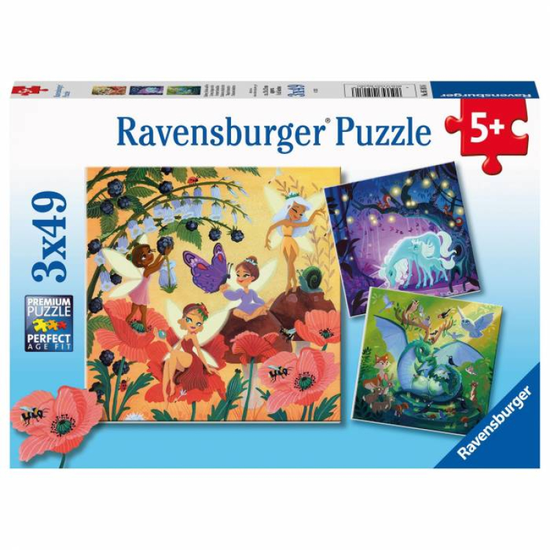 Παζλ Ravensburger 3X49 Μαγικός κόσμος