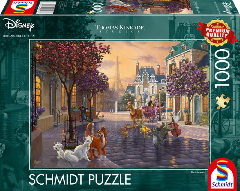 Παζλ Schmidt Kinkade Disney Αριστογάτες 1000τεμ.