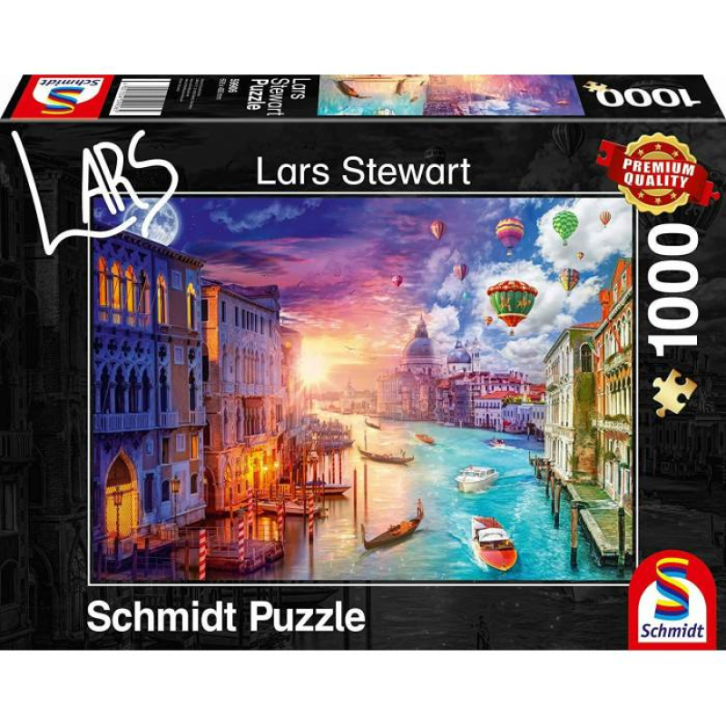 Παζλ Schmidt Lars Stewart Night and Day - Venice 1000τεμ.