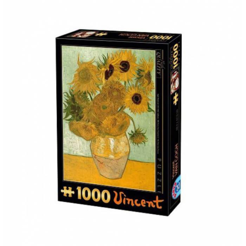 Παζλ Sunflowers Vincent Van Gogh D-Toys 1000Τεμ.