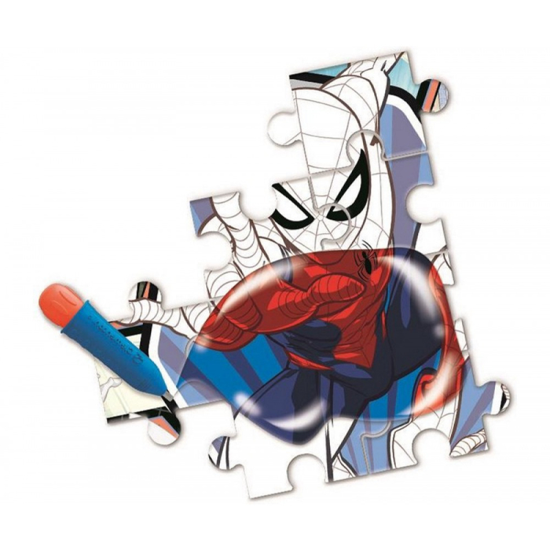 Παζλ χρωματισμού με νερό Clementoni Spiderman 30 τεμ