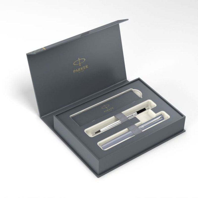 Πένα Parker Vector XL Silver Blue με δώρο αντλία