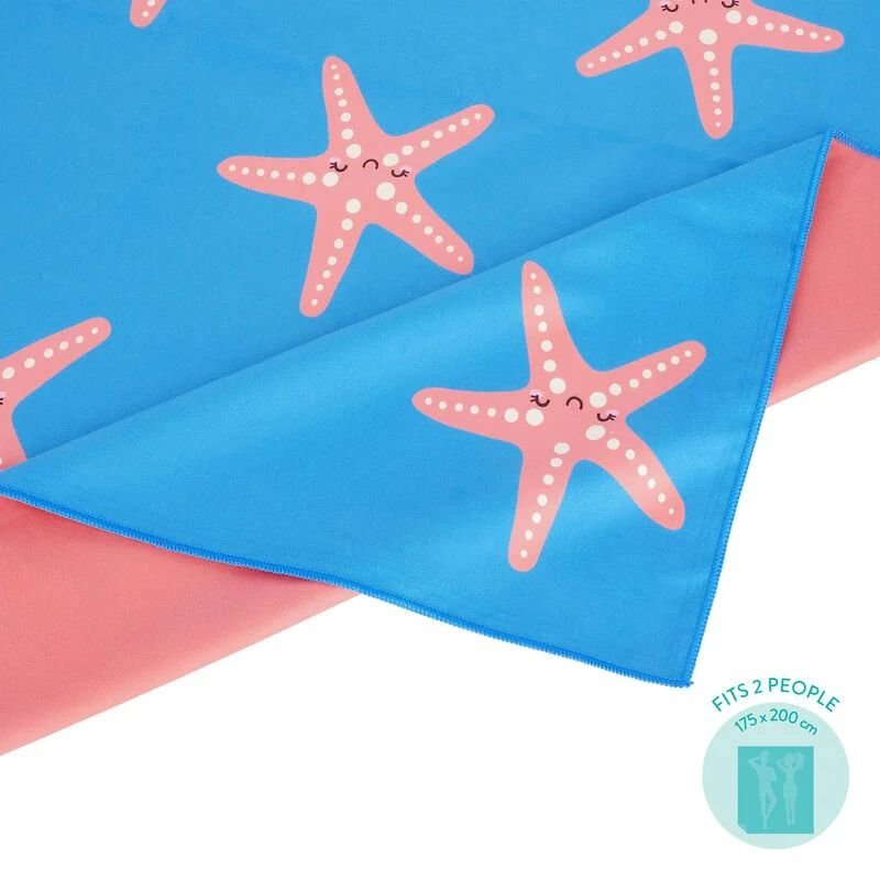 Πετσέτα θαλάσσης Legami διπλή Starfish BTM0005 200 x175cm