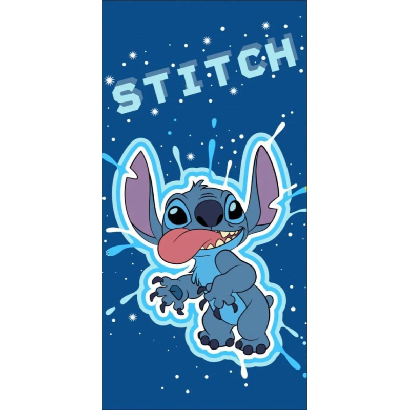 Πετσέτα θαλάσσης Stitch Sticking Out His Tongue 140x70cm