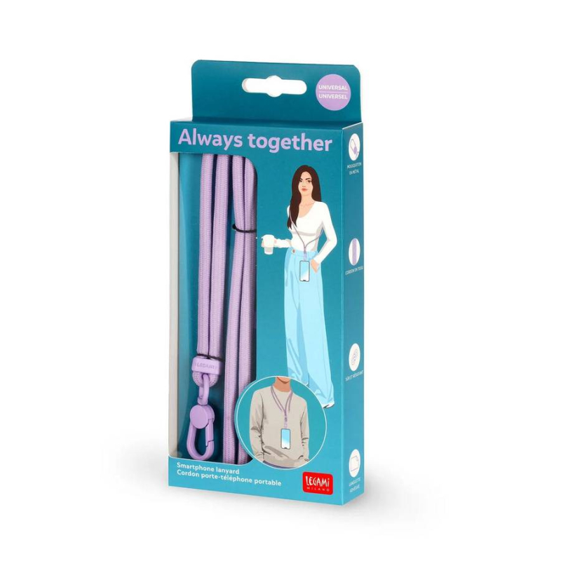 Phone Lanyard Legami μωβ