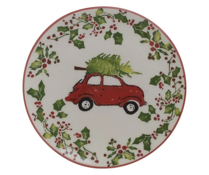 Πιάτο γλυκού Xmas 12cm
