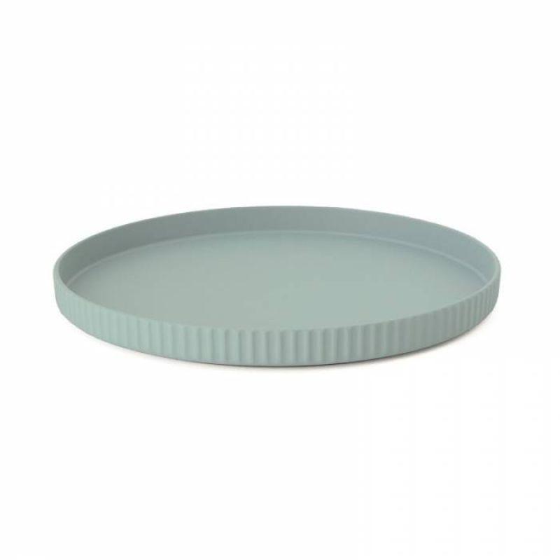 Πιάτο μεγάλο Bioloco plant deluxe powder blue 25x2cm