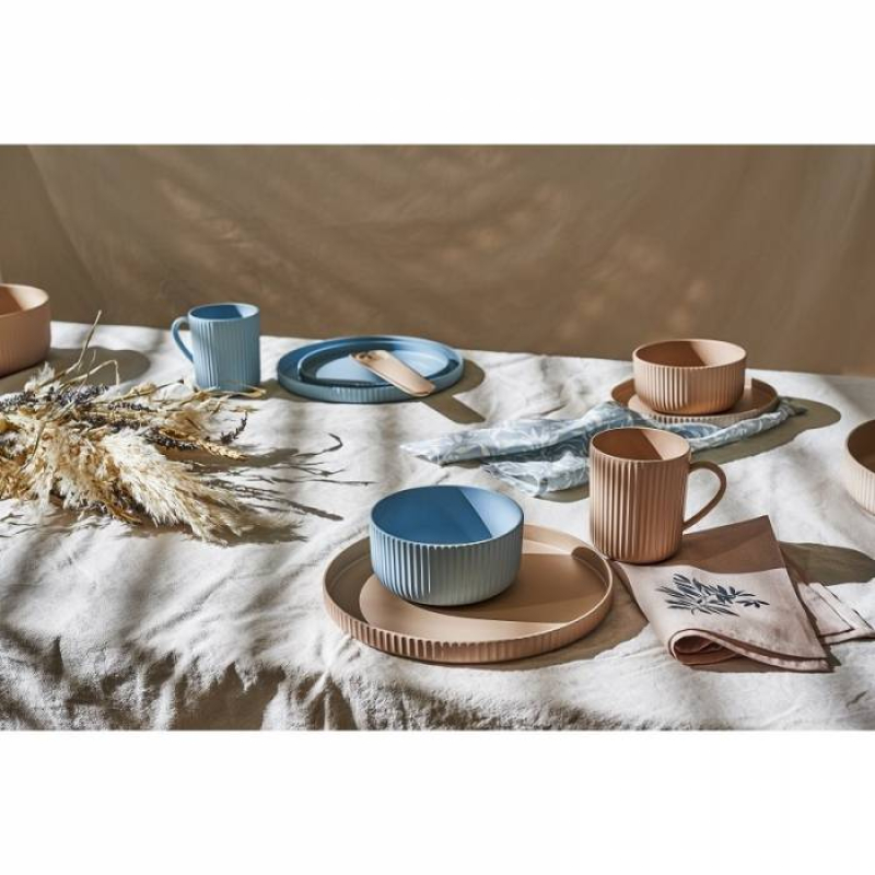 Πιάτο μεγάλο Bioloco plant deluxe terracotta 25x2cm