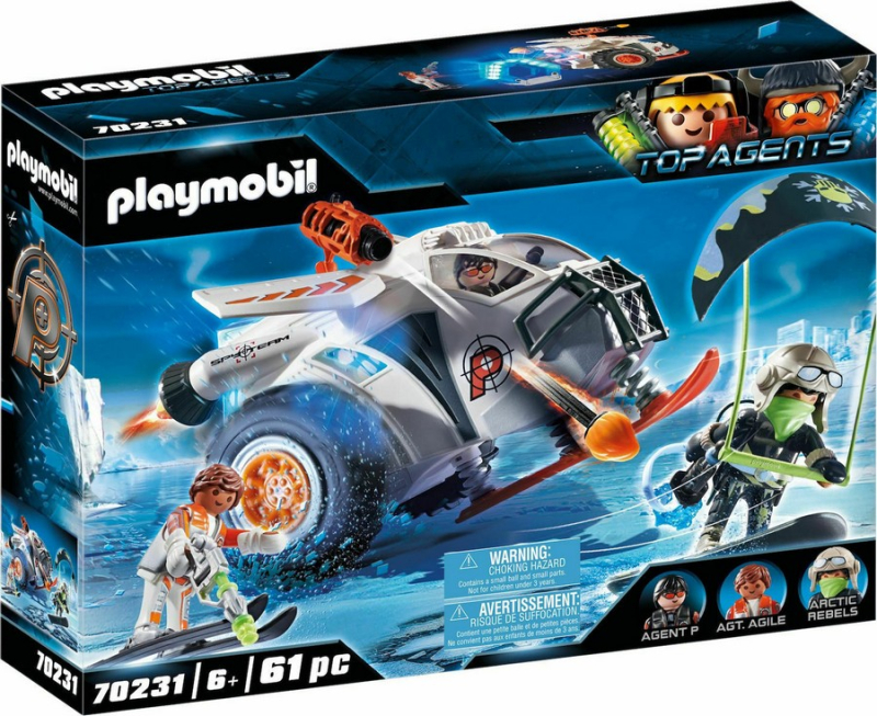 Playmobil Top Agents Spy Team Snow Glider