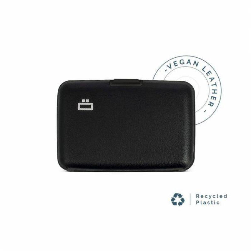 Πορτοφόλι αλουμινίου OGON Vegan Leather Black