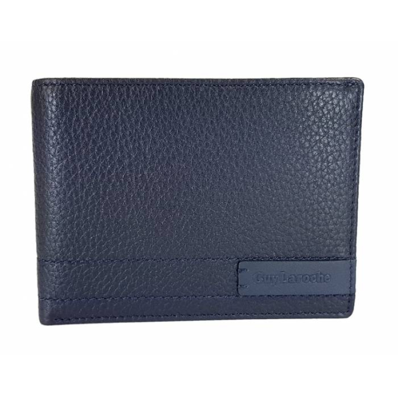 Πορτοφόλι Guy Laroche δερμάτινο ανδρικό μπλε 37700