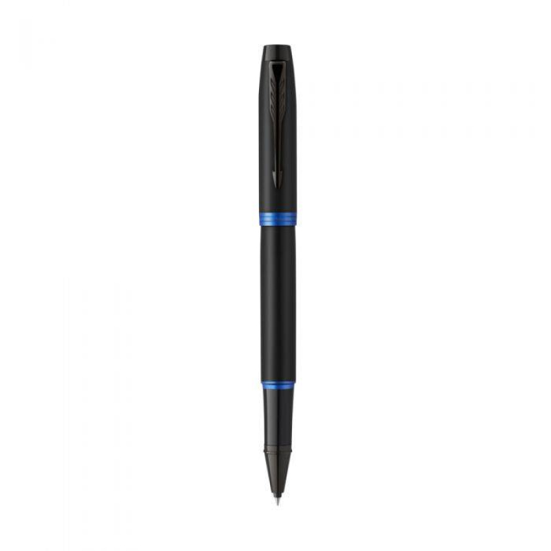 Rollerball Parker IM Acromatic Marine Blue Vibrant Ring BT