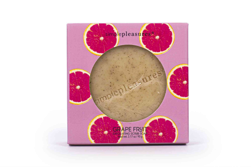 Σαπούνι απολέπισης Tri-Coastal με glitter Grapefruit 90gr