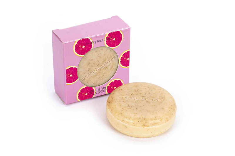 Σαπούνι απολέπισης Tri-Coastal με glitter Grapefruit 90gr