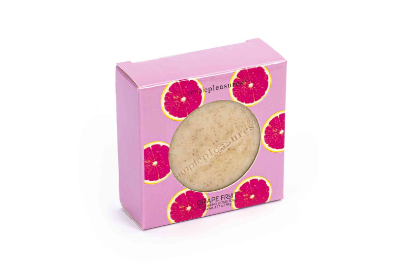 Σαπούνι απολέπισης Tri-Coastal με glitter Grapefruit 90gr