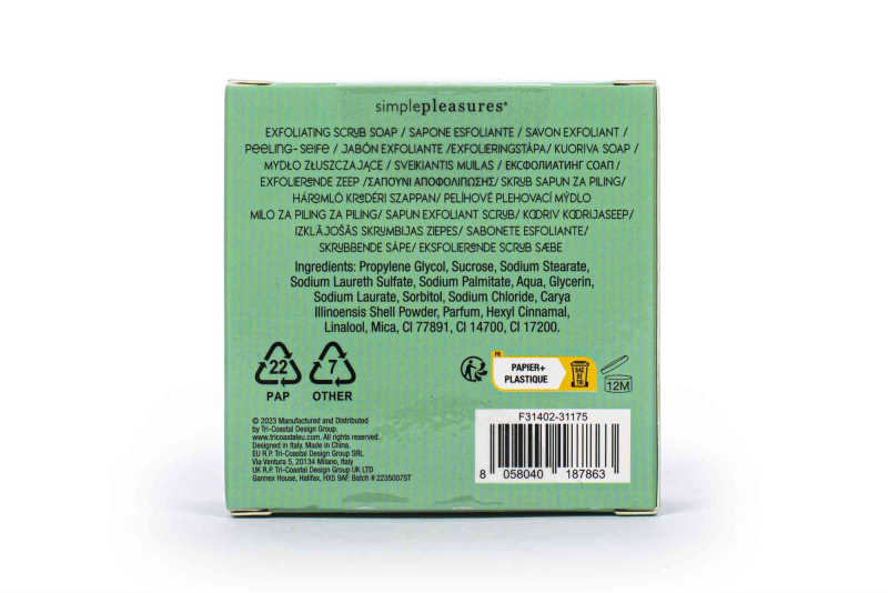Σαπούνι απολέπισης Tri-Coastal με glitter Watermelon 90gr