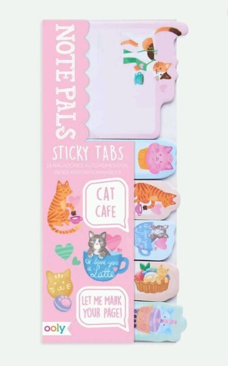 Σελιδοδείκτες Αυτοκόλλητοι Ooly Cat Cafe