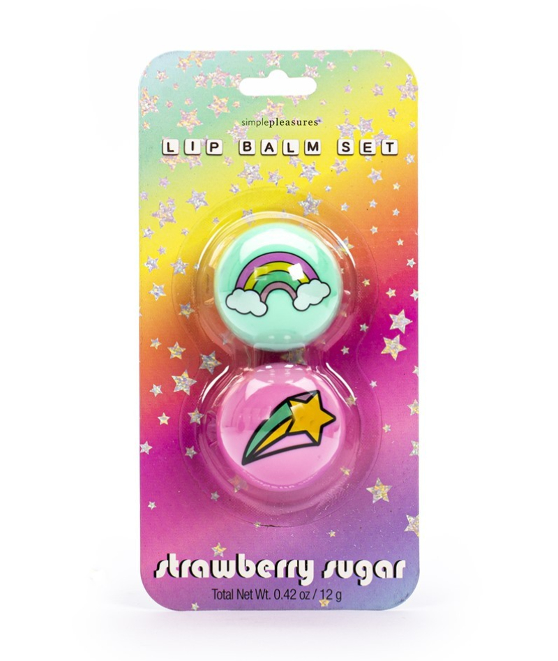 Σετ 2 τεμ Lip balm Tri-Coastal Strawberry Sugar 6gr