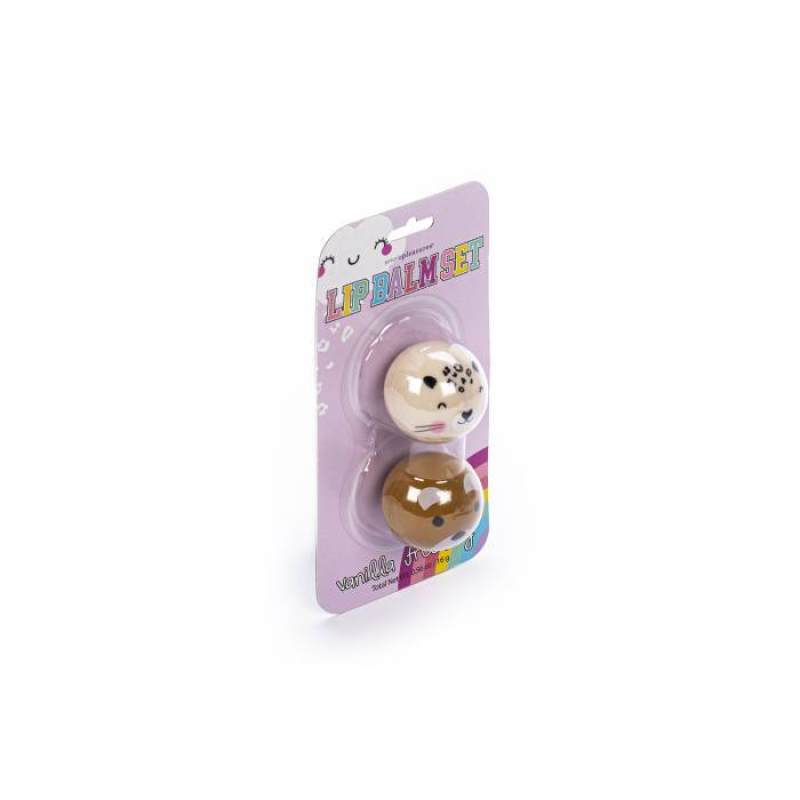 Σετ 2 τεμ Lip balm Tri-Coastal Vanilla Frosting Wild and funny 6gr