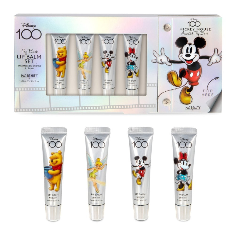 Σετ 4 lip balm Mad Beauty D100  2x1,5g