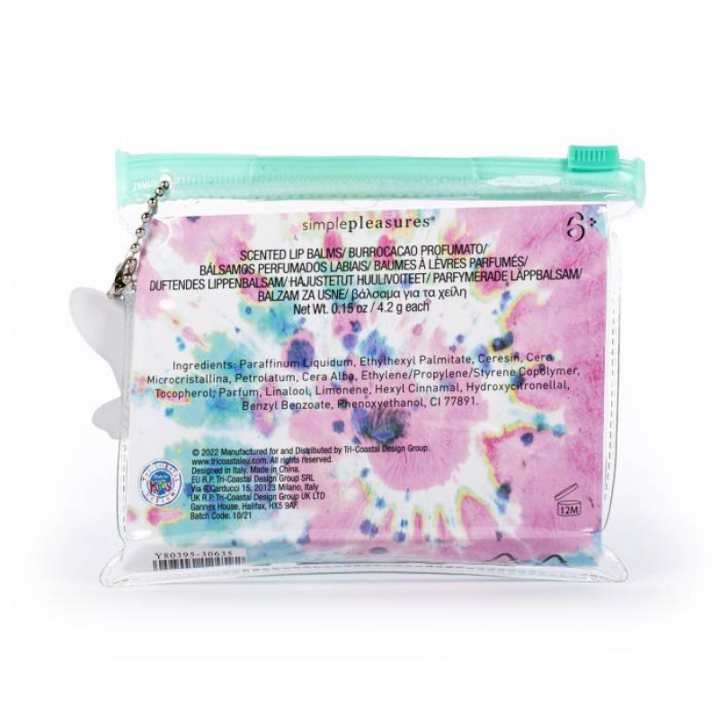 Σετ 6 τεμ Lip Balm Tri-Coastal glitter dog 6x4,2g