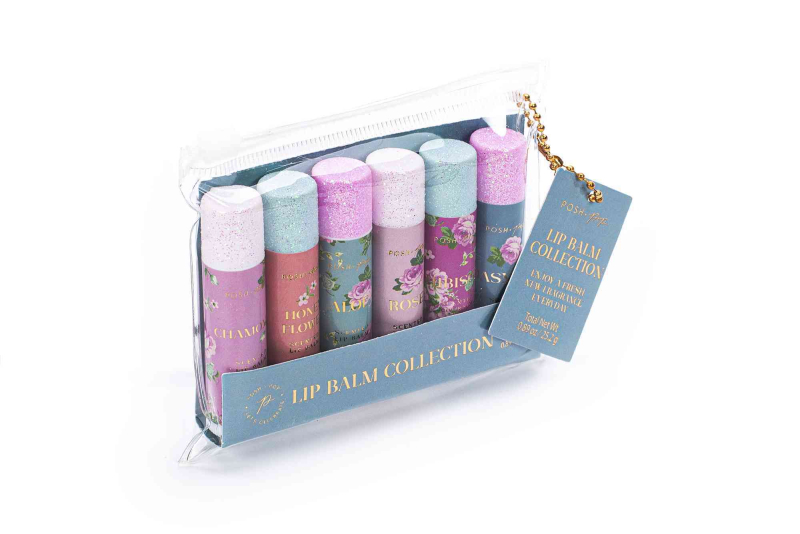 Σετ 6 τεμ Lip Balm Tri-Coastal Posh Pop Cyan 6x4,2 g
