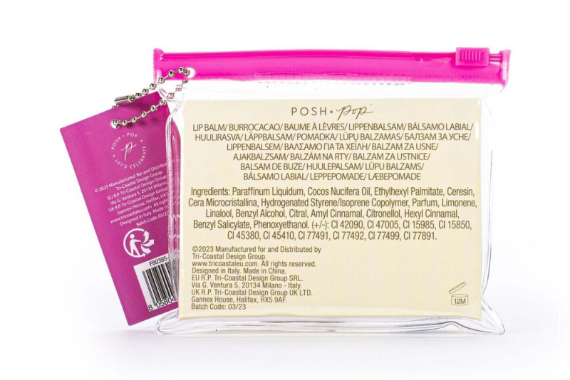 Σετ 6 τεμ Lip Balm Tri-Coastal Posh Pop Flowers 6x4,2 g
