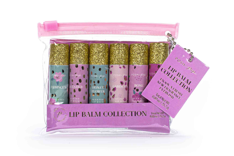 Σετ 6 τεμ Lip Balm Tri-Coastal Posh Pop Pink 6x4,2 g